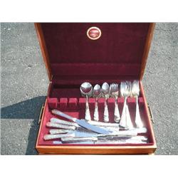 Flatware in case