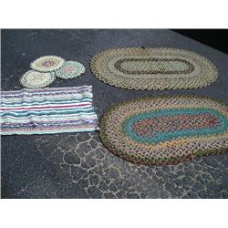 3 hand hooked rugs