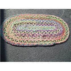 Hand hooked rug