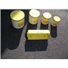 Image 1 : Yellow vintage canister set