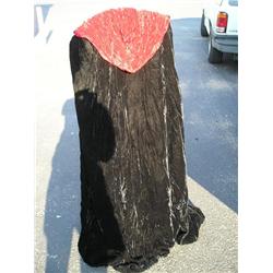 Crushed velvet cape