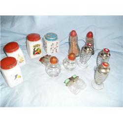 Vintage S&P's and spice jars