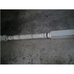 Architectural wood post