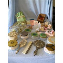 Victorian dresser items