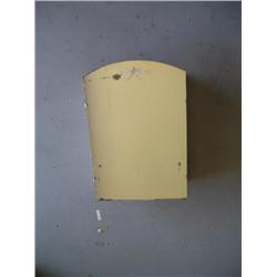 medicine cabinet w/etched glass