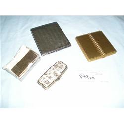 2 cigarette cases, 2 lighters