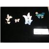 Image 1 : 4 butterfly brooches