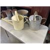 Image 2 : GALVANIZED WATERING CANS AND PLANTERS