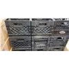 Image 2 : 15 MILK CRATES, MOSTLY BLACK