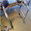 Image 2 : ALUMINUM WALKER AND TWO CANES