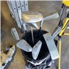 Image 2 : GOLF BAG WITH ASSORTED CLUBS