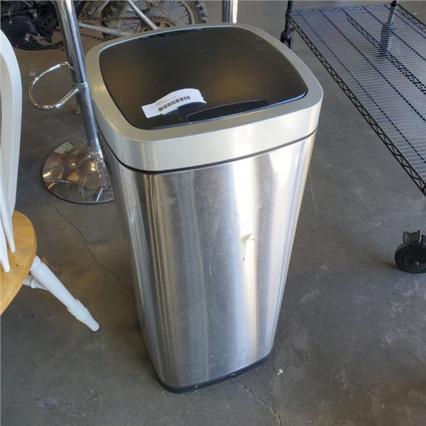 STAINLESS GARBAGE CAN