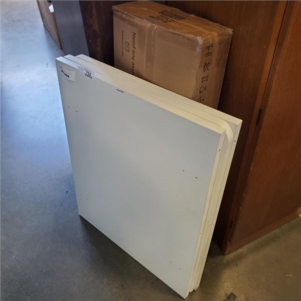 WHITE ELECTRIC  71"X30" LIFT DESK W/ WHITE BASE