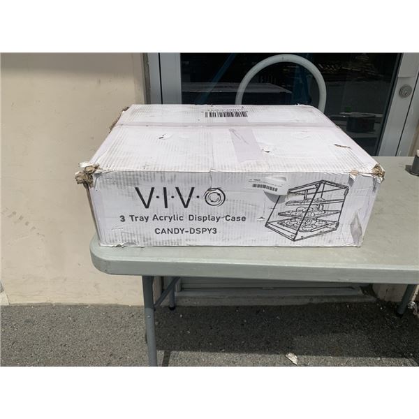 NEW VIVO 3 TRAY ACRYLIC DISPLAY CASE