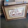 Image 1 : FRAMED ZEBRA PRINT