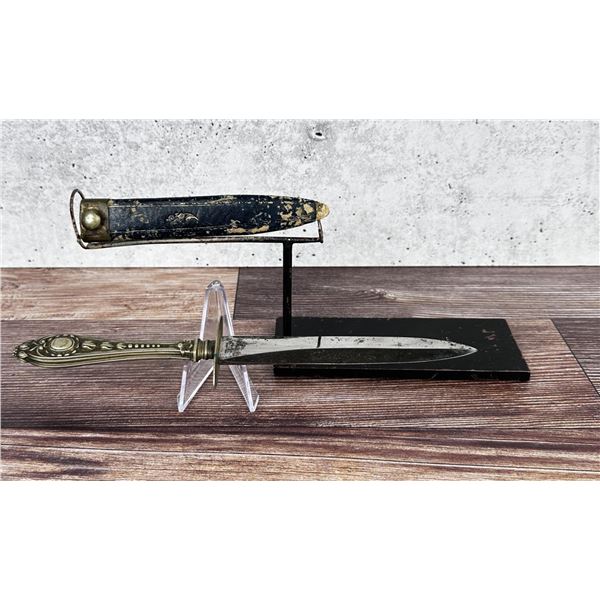 Sterling Handle Steer Webster Gamblers Dagger