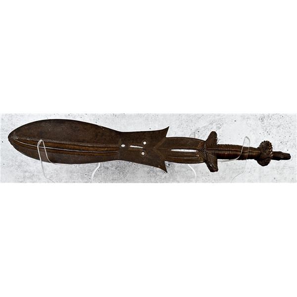 Congolese African Congo Currency Knife Dagger