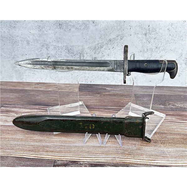 WW2 1942 Dated Utica Cutlery M1 Garand Bayonet