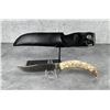 Image 1 : Custom Made Montana Horn Handle Knife