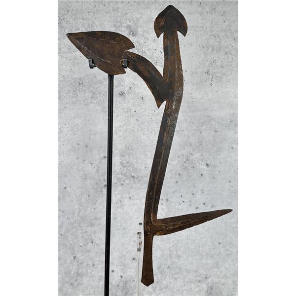 Congolese African Ngbaka Throwing Knife