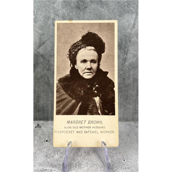 Antique Criminal CDV Photo Mug Shot Pickpocket