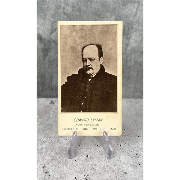 Antique Criminal CDV Photo Mug Shot Pickpocket