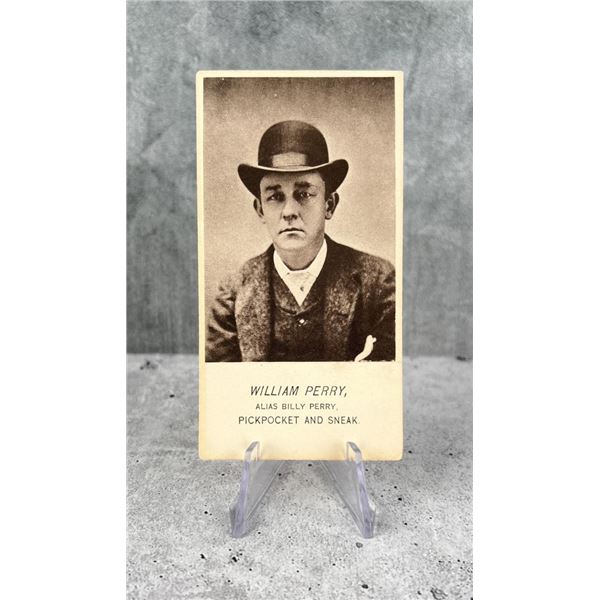 Antique Criminal CDV Photo Mug Shot Pickpocket