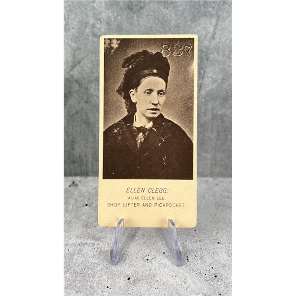 Antique Criminal CDV Photo Mug Shot Pickpocket