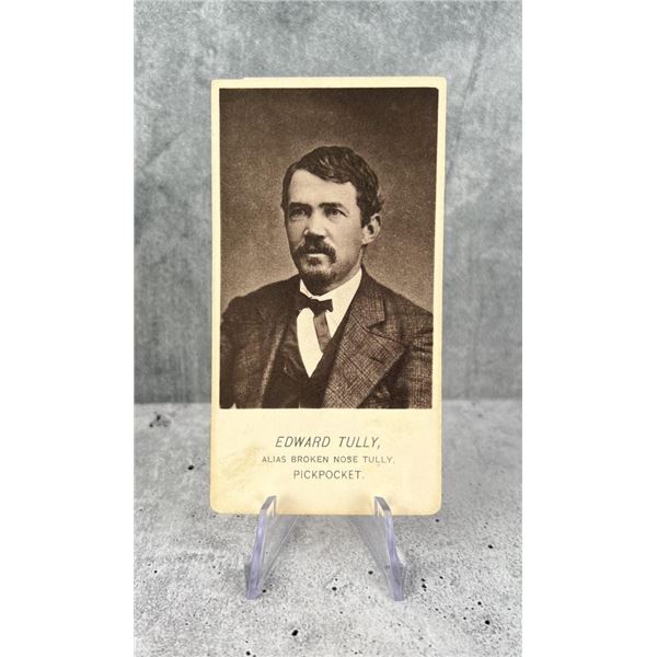Antique Criminal CDV Photo Mug Shot Pickpocket
