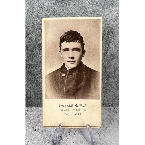 Antique Criminal CDV Photo Mug Shot Bank Sneak