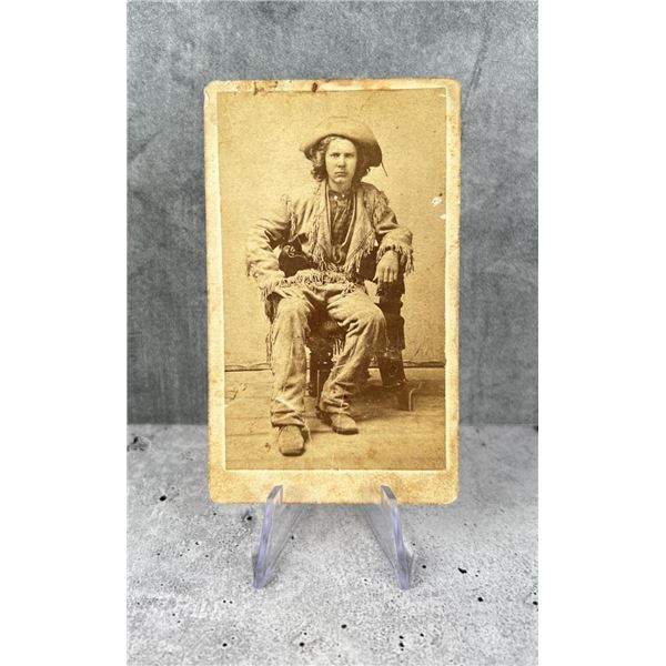 CDV Photo of Cowboy Frontiersman Uncle Alex