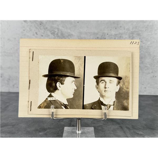 1910 Criminal Mug Shot Leavenworth Penitentiary