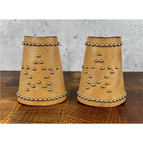 Montana Studded Leather Cowboy Cuffs