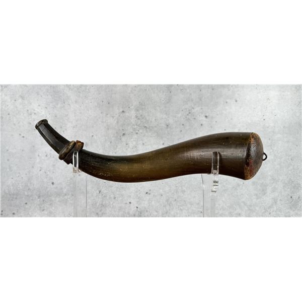 Antique American Frontier Powder Horn