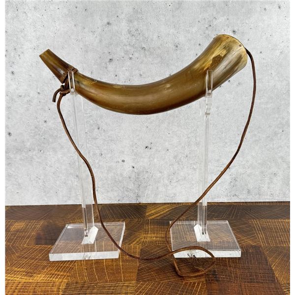 Antique American Frontier Powder Horn