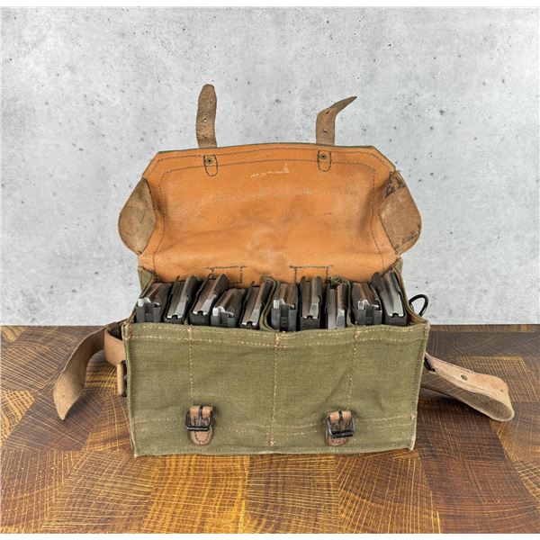 Lot of 10 Beretta BM59 20rd Magazines and Carrier