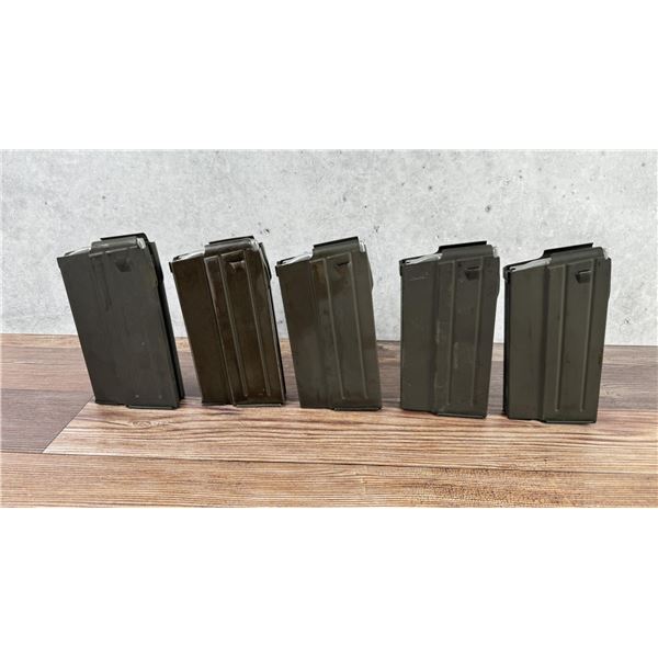 Lot of 5 Beretta BM59 20rd Magazines