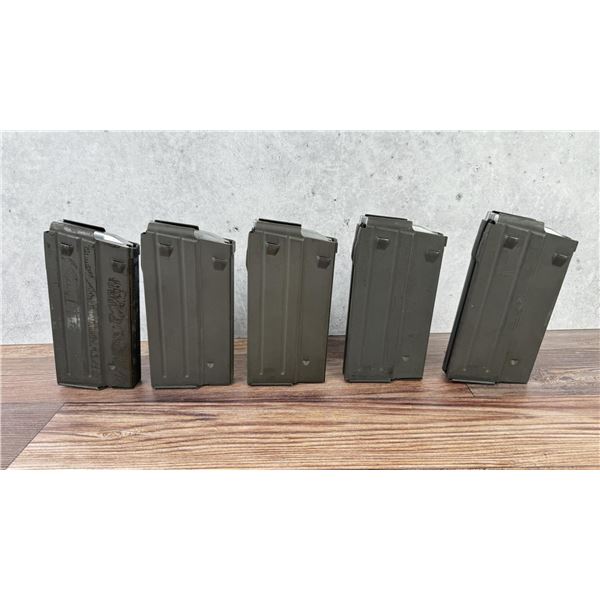 Lot of 5 Beretta BM59 20rd Magazines