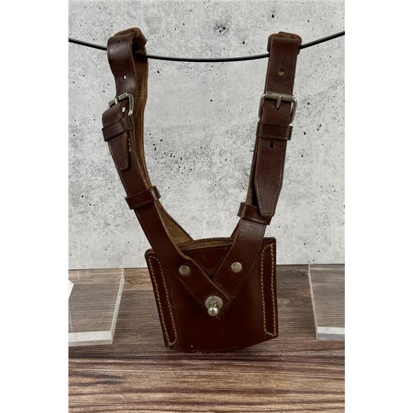 Canadian British Sam Browne Sword Belt Frog