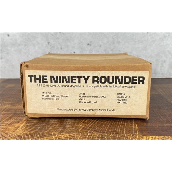 MWG The Ninety Rounder AR15 90 Round Magazine