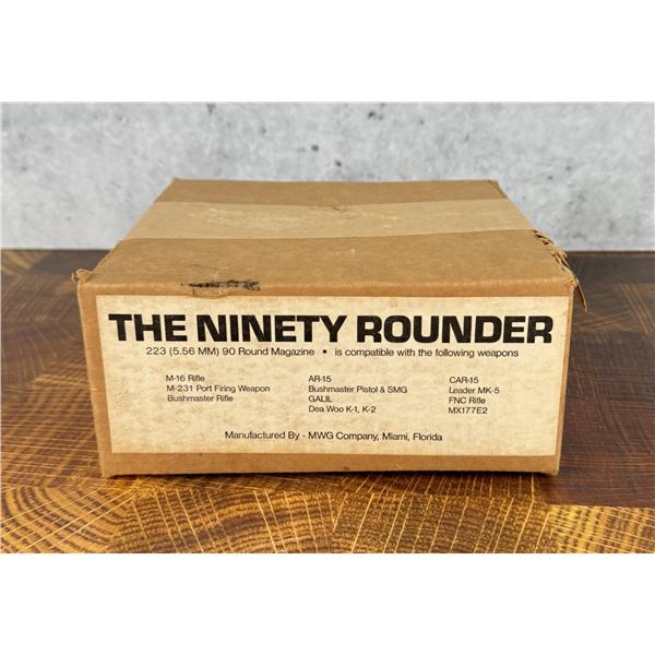 MWG The Ninety Rounder AR15 90 Round Magazine