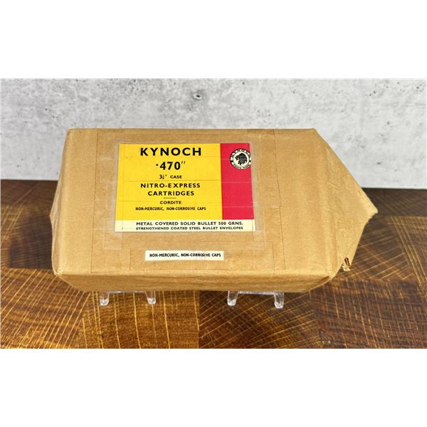 50 Rounds of Kynoch .470 Nitro Express Rifle Ammo
