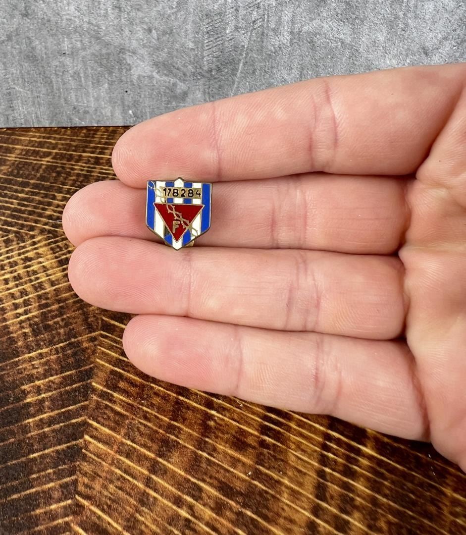 WW2 Polish FNDIRP Concentration Camp Pin