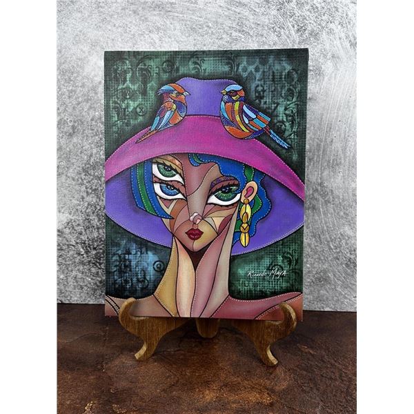 Ricardo Maya Oil on Board Painting