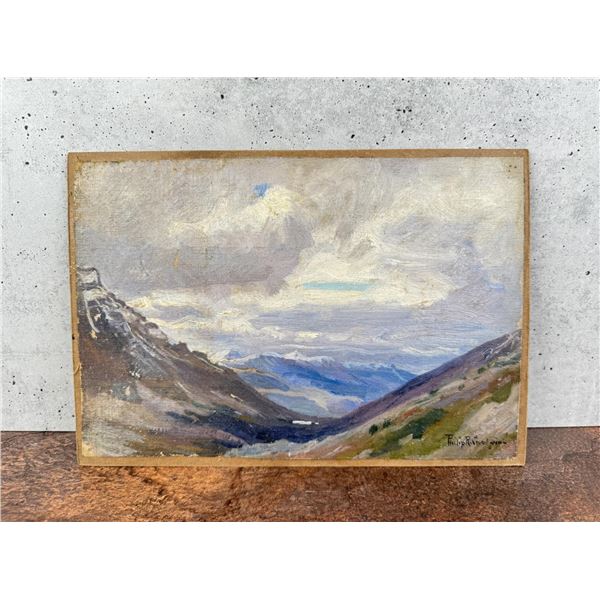 Philip Russell Goodwin Montana Oil Painting
