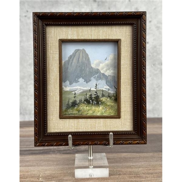 Judy Syverson Glacier Park Oil on Board Painting