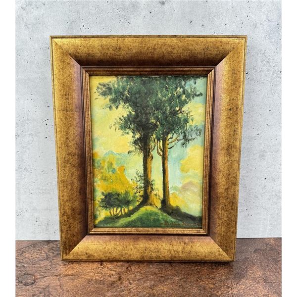 Sheldon Parsons New Mexico Oil on Board Painting
