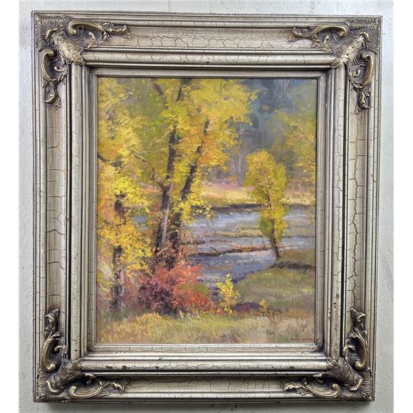 Drew Smith Idaho Autumn Oil on Canvas Painting
