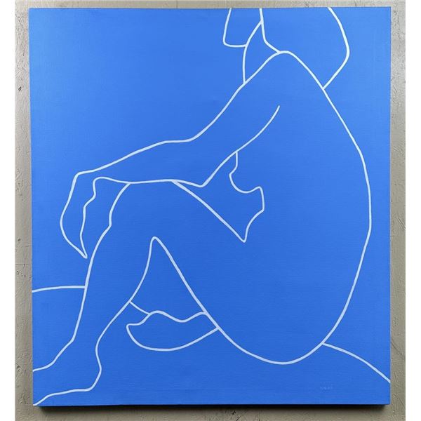 Noni Goodwill Mid Century Oil on Canvas Painting