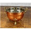 Image 1 : Copper and Brass Colander Strainer